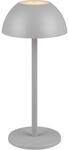 REALITY LED-Akku-Tischleuchte Ricardo R54106177 grau, IP54, 1,7 W, 240 lm, 3000 K