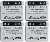 SHELLY WLAN-Leistungsmesser Plus PM Mini Gen.3, wei&szlig;, 4 St&uuml;ck