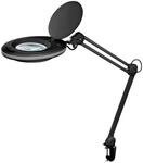 GOOBAY LED-Klemm-Lupenleuchte, 8 W, 650 lm, 1,75x Vergr&ouml;&szlig;erung, schwarz