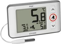 TFA Digitales Profi-Thermometer 30.1052.02, mit Kabelf&uuml;hler, wei&szlig;-grau
