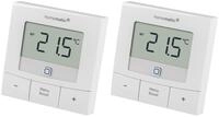 HOMEMATIC IP Smart Home 154666A0, Wandthermostat basic, 2 St&uuml;ck