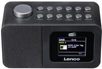 LENCO DAB+/FM Uhrenradio, Bluetooth, Farbdisplay