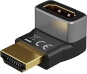 GOOBAY HDMI-Adapter 72009 90&deg; vertikal 8k 60Hz vergoldet
