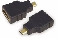 S-IMPULS HDMI-Adapter, Typ A Buchse/Typ D Stecker, schwarz