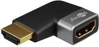 GOOBAY HDMI-Adapter 72010 90&deg; horizontal 8k 60Hz vergoldet