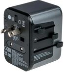 VERBATIM Universal-Reise-Adapter UTA-03, 1x Stromstecker, 2x USB-A, 3x USB-C