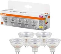 OSRAM LED-Lampe MR16, 5 St&uuml;ck, GU5,3, 3,8 W, 345 lm, 2700 K