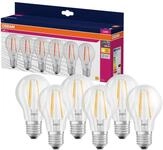 OSRAM LED-Lampe A60 klar, 6 St&uuml;ck, E27, 6,5 W, 806 lm, 2700 K