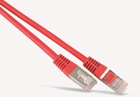 S-IMPULS Netzwerkpatchkabel CAT.6 , RJ45, 1:1, 1 m, rot