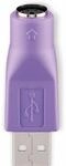GOOBAY USB Adapter 68918, Typ A auf Mini-DIN 6, violett