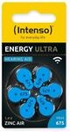INTENSO H&ouml;rger&auml;te-Batterie Energy Ultra A 675, 6 St&uuml;ck, blau