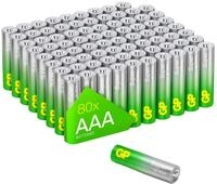 GP Super Alkaline-Micro-AAA-Batterie LR03, 1,5V, 80 St&uuml;ck