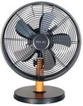 UNOLD Tischventilator 86715, Black Steel, 35 W