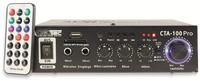 CHILITEC Mini-HiFi-Verst&auml;rker CTA-100 pro, USB, Fernbedienung, Bluetooth
