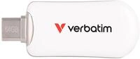 VERBATIM USB-C Stick Plectra 30228 USB 3.2 64GB wei&szlig;