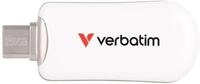 VERBATIM USB-C Stick Plectra 30230 USB 3.2 256GB wei&szlig;