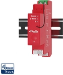 SHELLY Relais Wave Pro 1PM, Hutschiene, Messfunktion, rot
