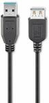 GOOBAY USB 3.0 Super-Speed Verl&auml;ngerung, A/A, 95726, 5 m, schwarz