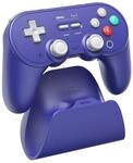 8BITDO Pro 3 Bluetooth Controller & Dock, Lila