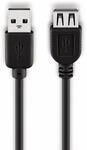 GOOBAY USB 2.0 Hi-Speed Verl&auml;ngerung, A/A, 68905, 5 m, schwarz