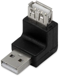 GOOBAY USB-A-Stecker auf USB-A-Buchse, gewinkelt, 90&deg; oben