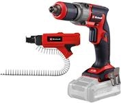 EINHELL PROFESSIONAL Akku-Trockenbauschrauber TP-DY 18 Li BL + Magazin, 4261012, Solo
