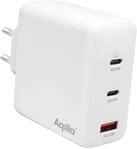 AQIILA USB-Lader Chargebird W4, 120 W, 3-fach, 2x USB-C, 1x USB-A