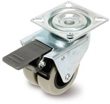 WHEELTECH Doppel-Laufrolle, Feststeller