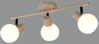 REALITY Deckenleuchte 3 flg. Boba R86373043, E14, ohne LM, IP20, beige