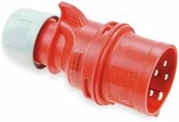 PCE CEE Stecker mit Phasenwender Shark, 5-polig, 16 A, 400 V, IP44