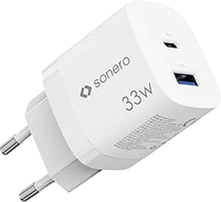 SONERO USB-C & USB-A GaN Ladeger&auml;t, X-PS121, 2 Port, 33W, wei&szlig;