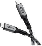 GOOBAY USB-C Kabel 74210 USB4 240W 1,5m 40Gbit/s Textilmantel