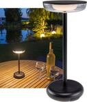 CHILITEC LED Akku Tischleuchte Foco Luz, 2900K, dimmbar, schwarz