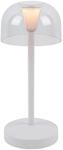 M&Uuml;LLER-LICHT LED-Akku-Tischleuchte 27700204, dimmbar, 2500K, warmwei&szlig;, wei&szlig;