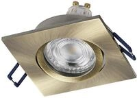 OSRAM LED-Einbauleuchte, IP20, 4,5W, 2700K, 400lm, warmwei&szlig;, IP20, Messing,...