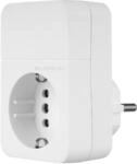 REV Steckdosenadapter Combini, wei&szlig;