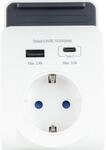 REV USB-Ladeger&auml;t mit Handyablage, 1x USB-A, 1x USB-C