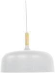 LUXULA LED-H&auml;ngeleuchte LX700173, E27-Fassung, IP20, &Oslash;30 cm, wei&szlig;, rund