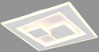REALITY LED-Deckenleuchte Deglas, 34W, 2700... 6500K, 3900lm, Fernbedienung, CCT,
