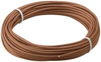 GOOBAY Kupferlitze 55040, 1x 0,14 mm&sup2;, isoliert, 10 m , braun