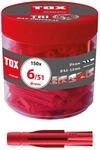TOX Allzweckd&uuml;bel Tri, 6x51 mm, in Runddose, 150 St&uuml;ck