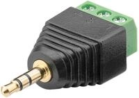 GOOBAY Terminal Block 76745, 3-pin auf 3,5 mm Klinkenstecker