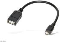 S-IMPULS OTG-Adapterkabel mit Micro-B Stecker, 15 cm