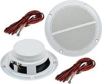 CHILITEC Einbaulautsprecher CT-50, f&uuml;r Au&szlig;en, Wasserfest, 80 W, 2 St&uuml;ck