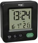 TFA Digitaler Funkwecker NOX 60.2567.01, schwarz