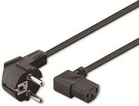 GOOBAY Kaltger&auml;tekabel NK 102 S-300, 3 m, schwarz