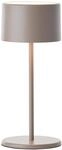 BRILLIANT LED-Akku-Tischleuchte Helio, 2 W, 210 lm, 3000 K, IP20, Metall, taupe
