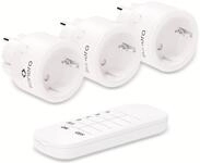 SONERO Funksteckdosen-Set wei&szlig;, 1x Sender, 3x Empf&auml;nger