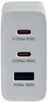 GRUNDIG USB-GaN-Ladeger&auml;t 42416, 65 W, 2x USB-C, 1x USB-A