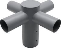 ENOVALITE Stra&szlig;enleuchten Adapter ELED900309, 4-fach, 80:60 mm, grau